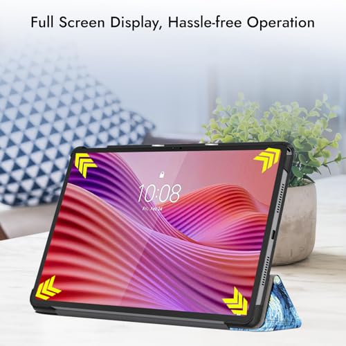 Image of Robustrion Cover for Lenovo Tab 10.1 inch 2025 Cover Case, Trifold Flip Cover Case for Lenovo Tab 10.1 inch Tablet Cover TB-311FU /311XU - Night