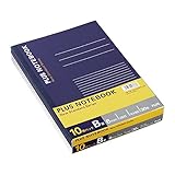 プラス ノート セミB5(6号)B罫30枚10冊パック NO-003BS-10P 76-730
