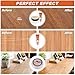 SEISSO Wood Repir Kit, 8 Colors Touch up Fillers, Wood Putty with Wood Polish Wax - Restore Stains, Scratch, Cracks, Hole, Hardwood Furniture Repair Kit for Cabinet, Floor, Door, Table
