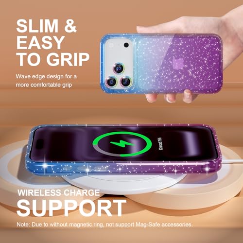 Coque iPhone 17 Pro Max transparente avec protection d'écran incluse et objectif diamant