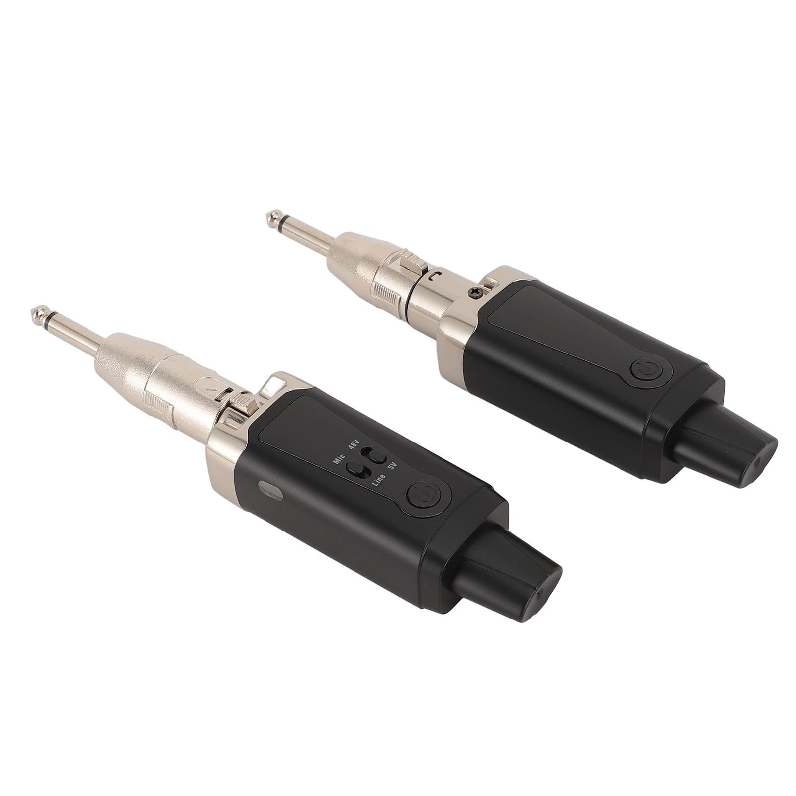 CHICIRIS Drahtloser Mikrofon-Sender-Empfänger, UHF 16 Kanäle, 50–80 M Reichweite, XLR-System mit 48 V Phantomspeisung und 6 35 Mm Adapter, für Dynamisches Kondensatormikrofon, Live-Konzert