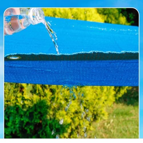 Red de sombra de HDPE rectangular de 2x5m para exteriores y balcones 4