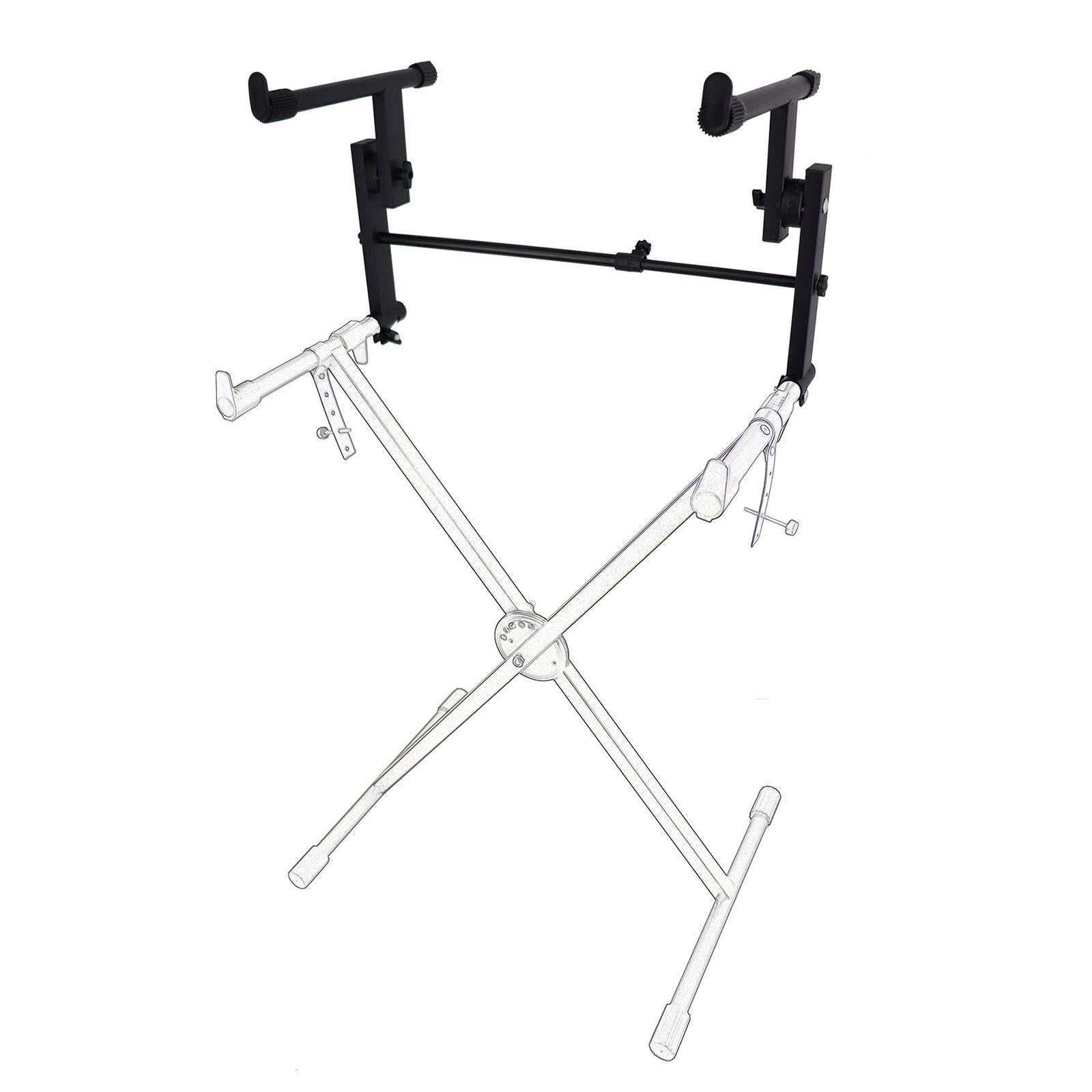 Soporte para Teclado de Piano Portátil, Resistente, de Hierro Resistente, Profesional, de Segundo Nivel