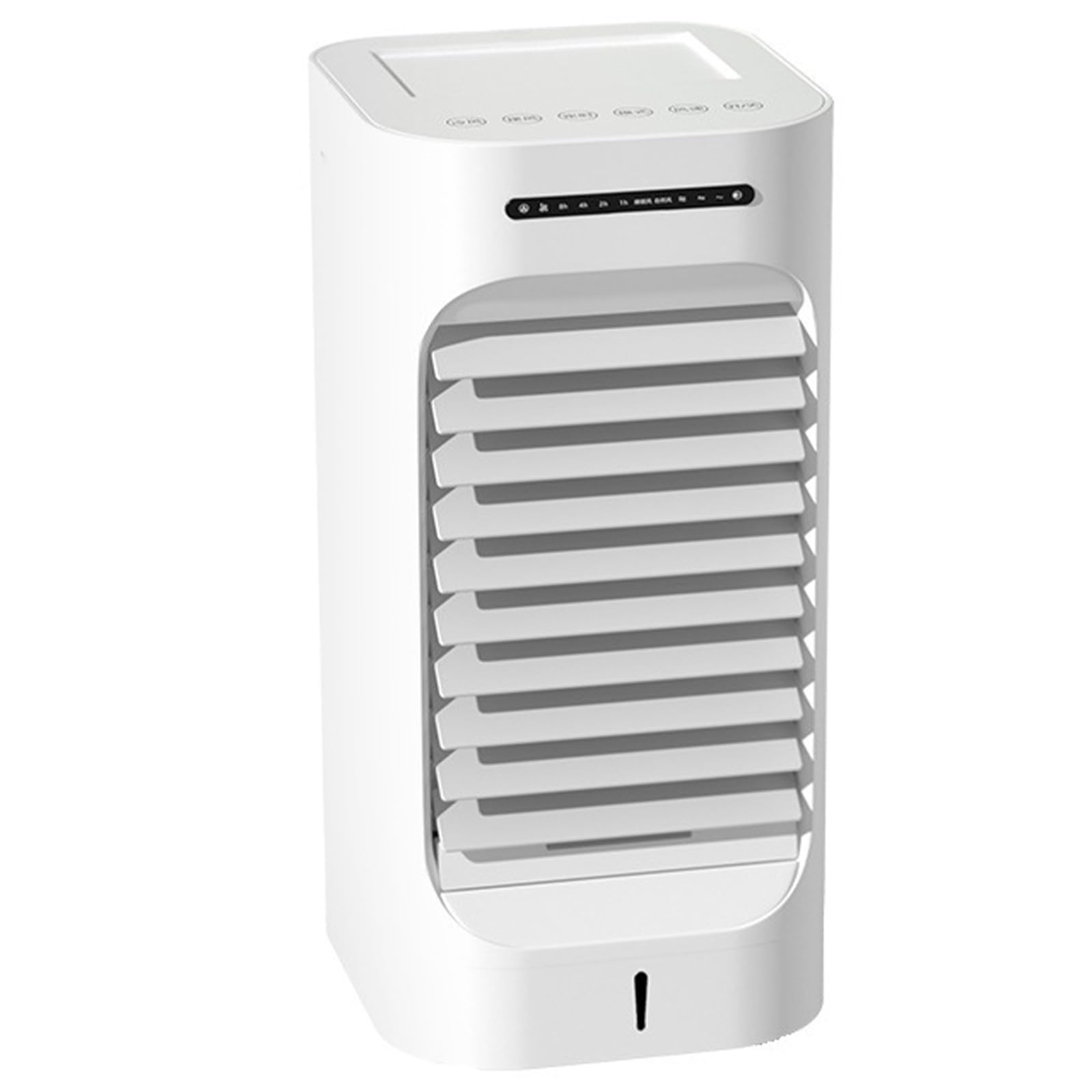 Zuiquity Aire Acondicionado Portatil, Evaporative Air Conditioner with 2.5L Tank, Swamp Cooler Remote Control, Dual Filtration, 3-Speed, for Home Bedroom Office