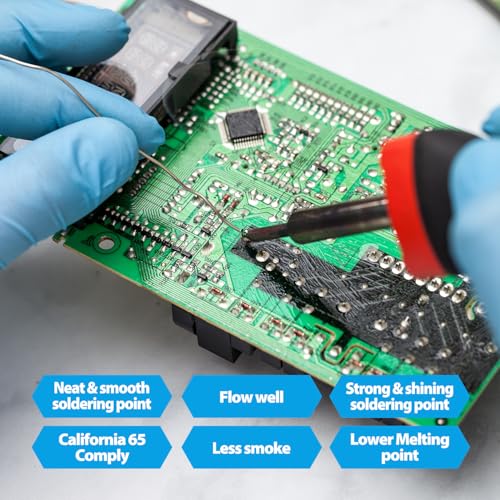 Image of 60 /40 Tin Lead Solder Wire, Reliable Wire Soldering for Electronics, Plumbing, and DIY Projects (0.8mm 500g)