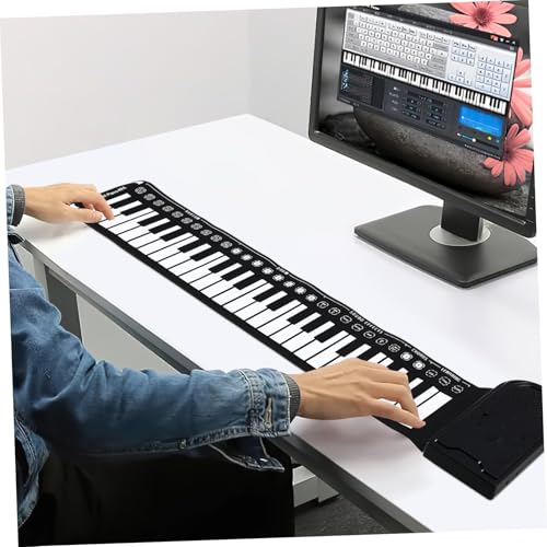 JOINPAYA 49 Rouleau De Piano Clavier De Piano Stickers Claviers Clavier Musical Électronique Changer Bébé Piano Ordinateur Contrôleur Midi Filaire Clavier Mécanique Usb Black Gel De Silice - Les Beatles, Paul McCartney, John Lennon, RIngo Starr, George Harrison JOINPAYA 49 Rouleau De Piano Clavier De Piano Stickers Claviers Clavier Musical Électronique Changer Bébé Piano Ordinateur Contrôleur Midi Filaire Clavier Mécanique Usb Black Gel De Silice – Image 6
