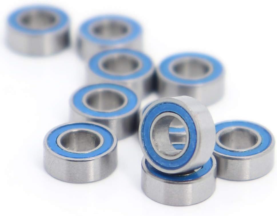 MR84RS L-840DD Color Bearing ABEC-3 4 * 8 * 3 mm Miniature MR84-2RS Ball Bearings RS MR84 2RS with Blue Sealed