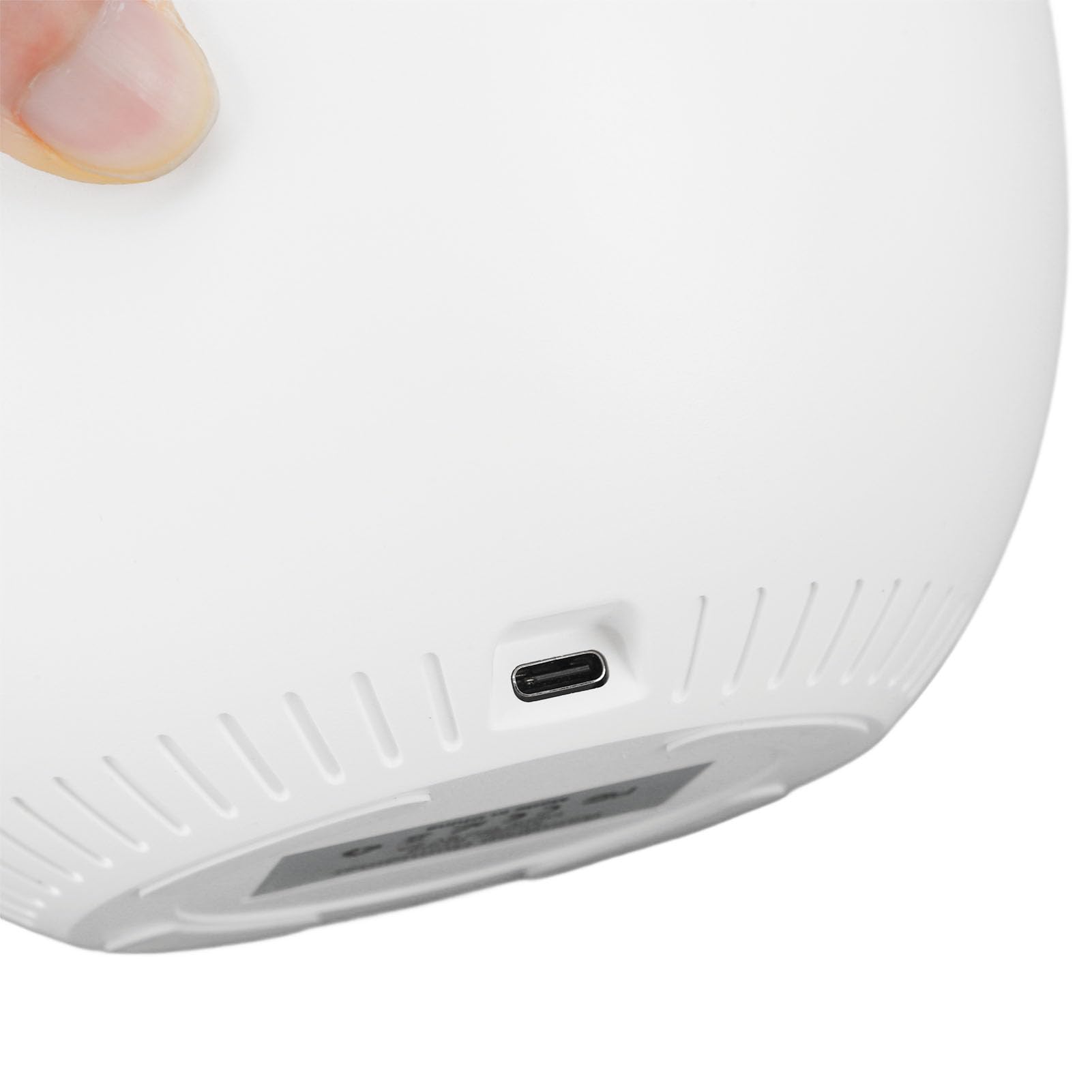Umidificatore a Goccia D'acqua con Pioggia Regolabile e Rumore Bianco per Camera da Letto Luce Notturna di Ricarica di Tipo C da 450 Ml