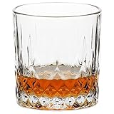 LAV Old Fashioned Glasses Set of 6 - Whiskey Glasses Set 11.25 Oz - Scotch Glasses for Men and Women - Barware Rocks Glasses for Home Bar and Dining - Made in Europe