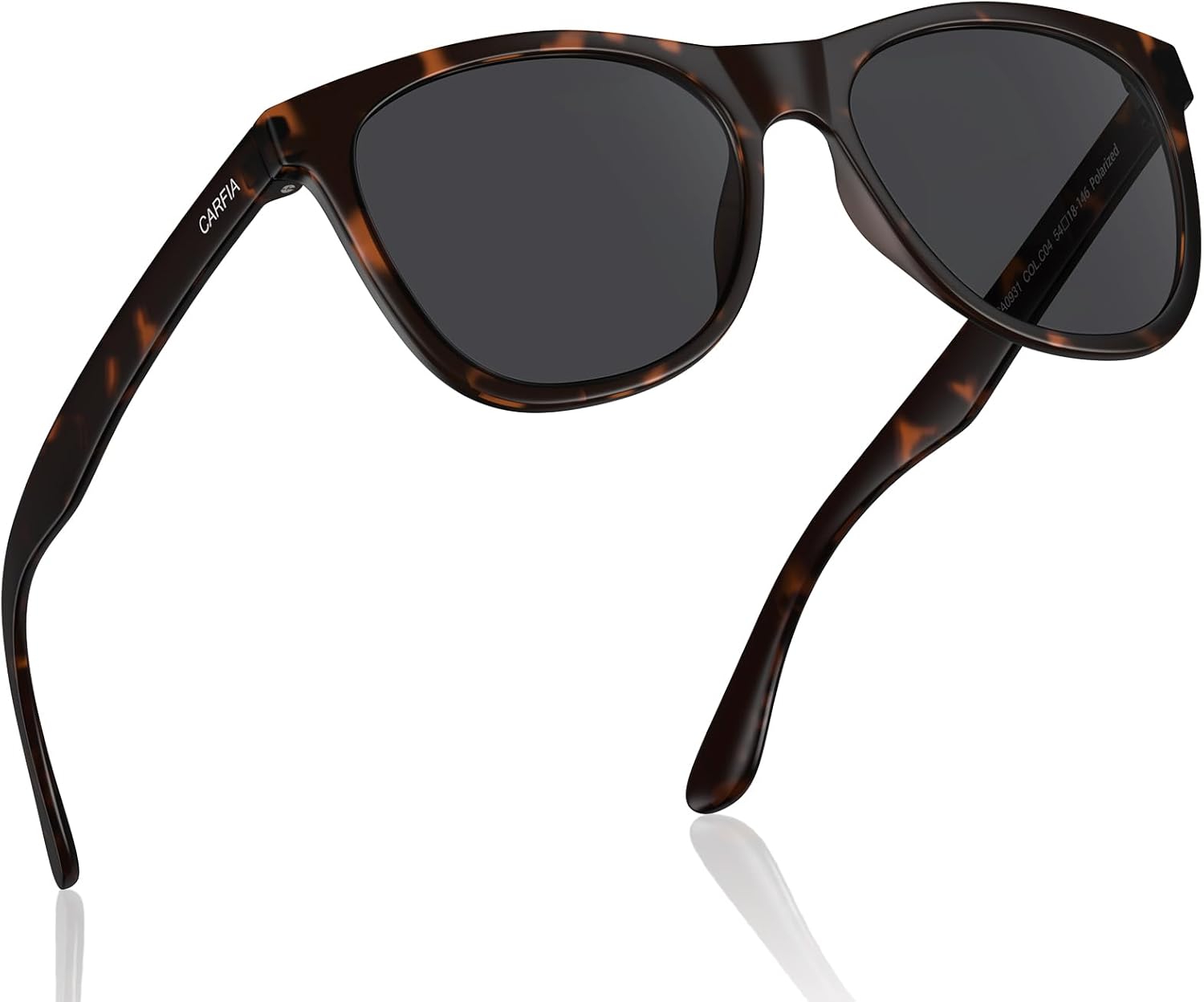 CARFIA Zero - Gravity Feel Polarized Men's Sunglasses UV Protection Flexible Durable Ultralightweight TR90 Sport Frame CA0931