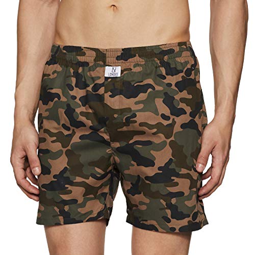 Image of Longies Men's Cotton Printed Regular Boxer Shorts