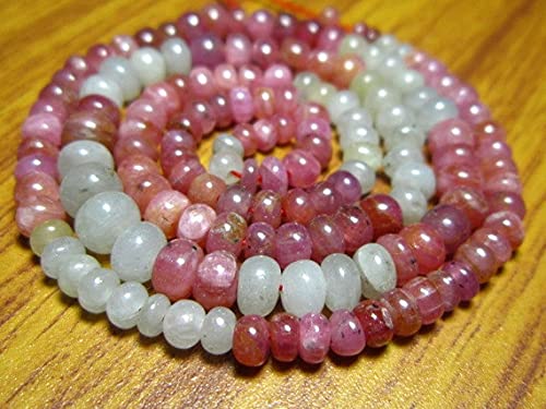 Sapphire Ruby smooth rondelles LKBEADS 3-4mm pour création bijoux - 3