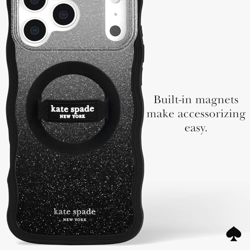 Image of kate spade new york iPhone 17 Pro Max Case - Compatible with MagSafe - Designer Phone Case - Wavy Nightfall