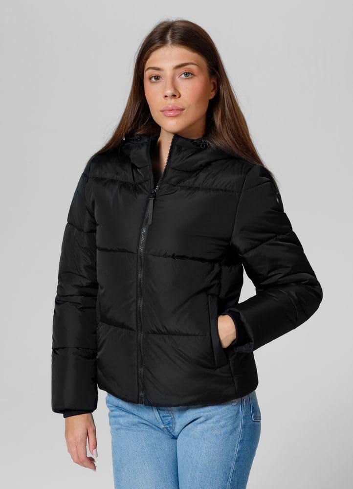 PITBULL - Winterjacke Damen mit Kapuze Vista, Jacke Damen mit Reißverschluss, Bequeme Seitliche Taschen, Damen Jacken Perfekt für Winter