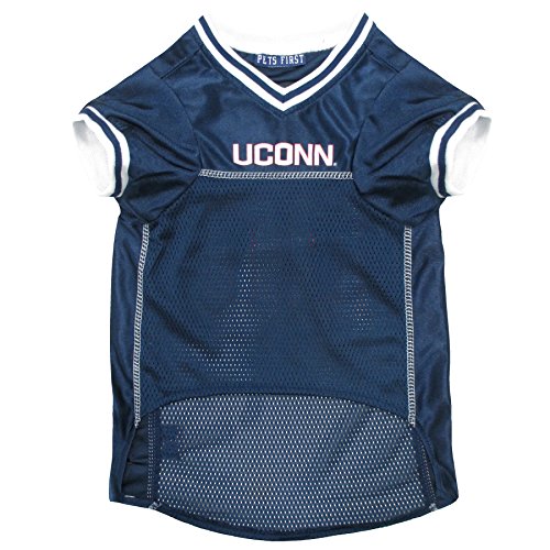 Image of Pets First Collegiate Connecticut Huskies Dog Mesh Jersey, Small