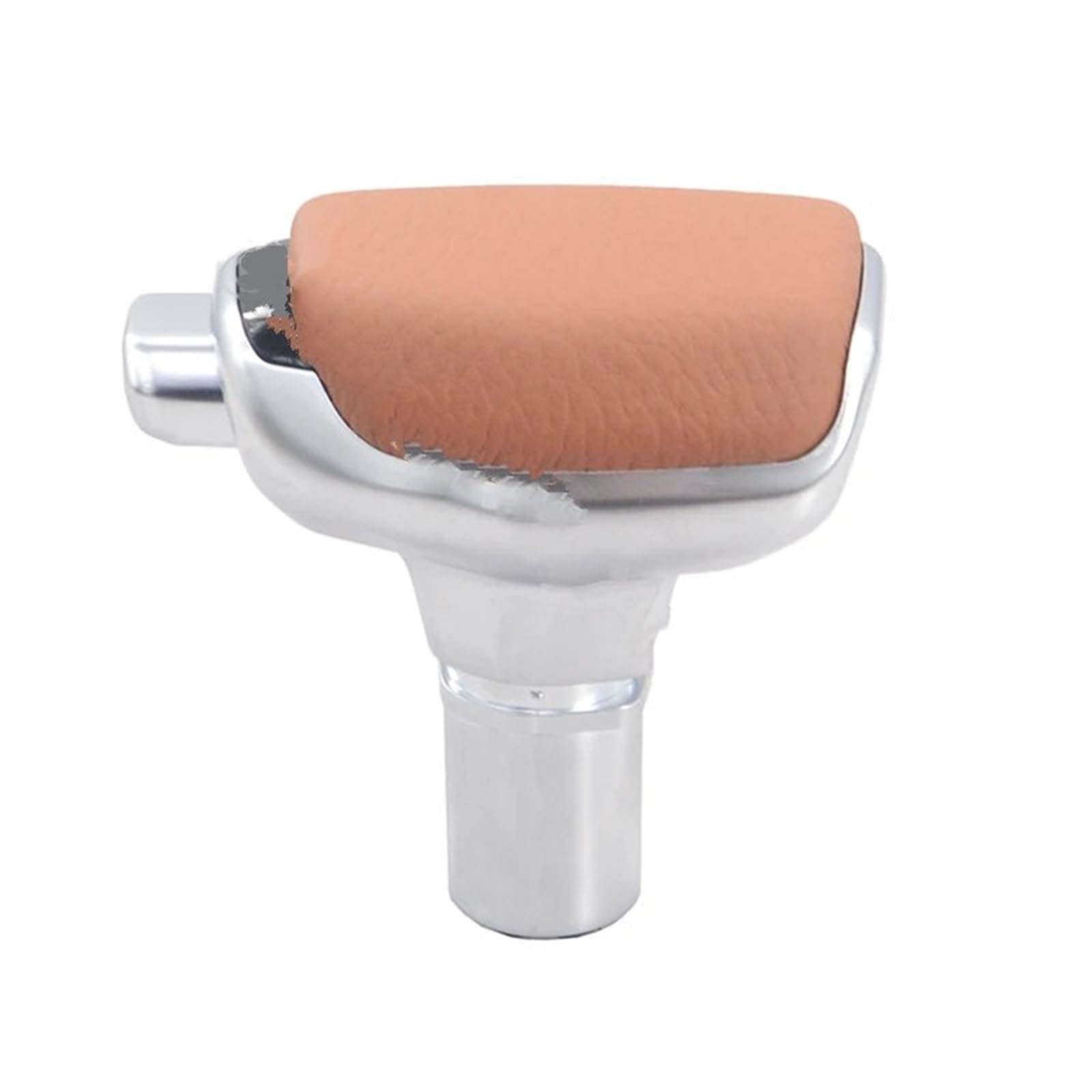 Hsukiho Brown Without Hole Car Shift Knob Cover For Koleos For Kadjar 2016 2017 2018 2019 Upgrade Automatic Gear Shift Knob Lever Shifter(Brown Without Hole)