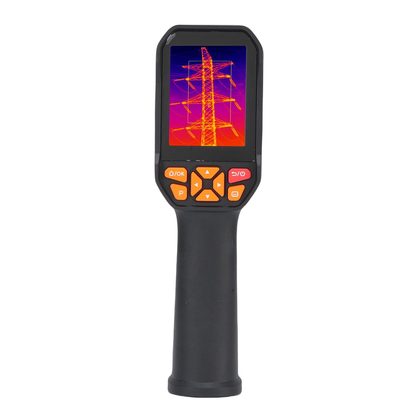 Cámara de Imágenes Térmicas con Resolución de 120x90, Medición de Temperatura -20 ° C a 550 ° C para Diversos Escenarios de Pruebas Industriales, Almacenamiento de 8 GB, 8 Horas