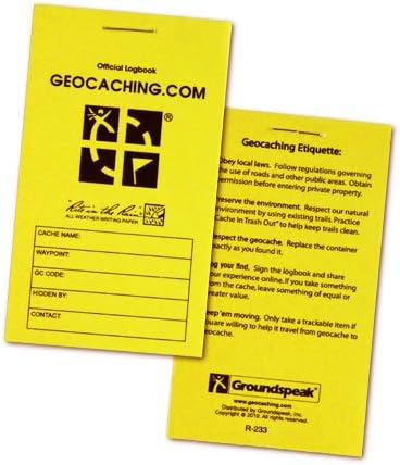 Small Geocaching Log Book