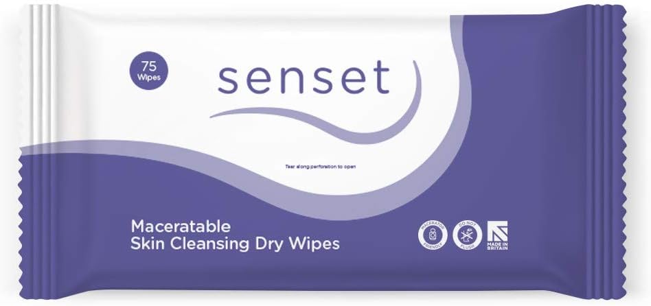 VERNACARE SENSET GENERAL DRY PURPOSE WIPES - 75 WIPES