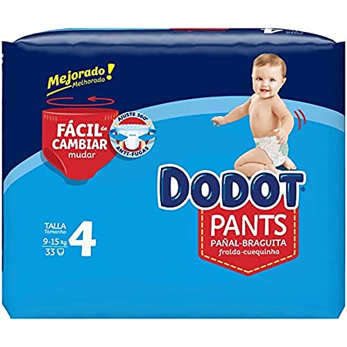 Dodot Pants Pañales Bebé, Talla 4, 33 Pañales