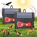 YUCEN 2 Packs Solar Animal Repeller Outdoor- Animal Repeller Outdoor -Skunk Repellent- Raccoon Repellent Outdoor - Coyote Deterrent-Fox Repellent - Predator Eyes Animal Deterrent