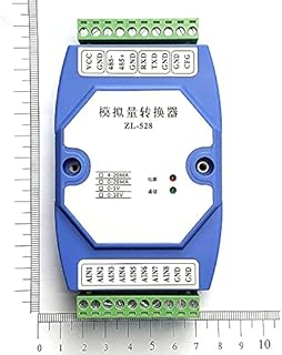 Anncus 4-20ma to RS485 8-Channel Analog Input Acquisition Module 0-10V high Precision MODBUS-RTU - (Color: 4-20mA)