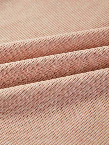 Womens Scoop Neck Henley Tank Tops Low Cut Solid Sexy Summer Sleeveless Button Down Shirts Pink #TOP4