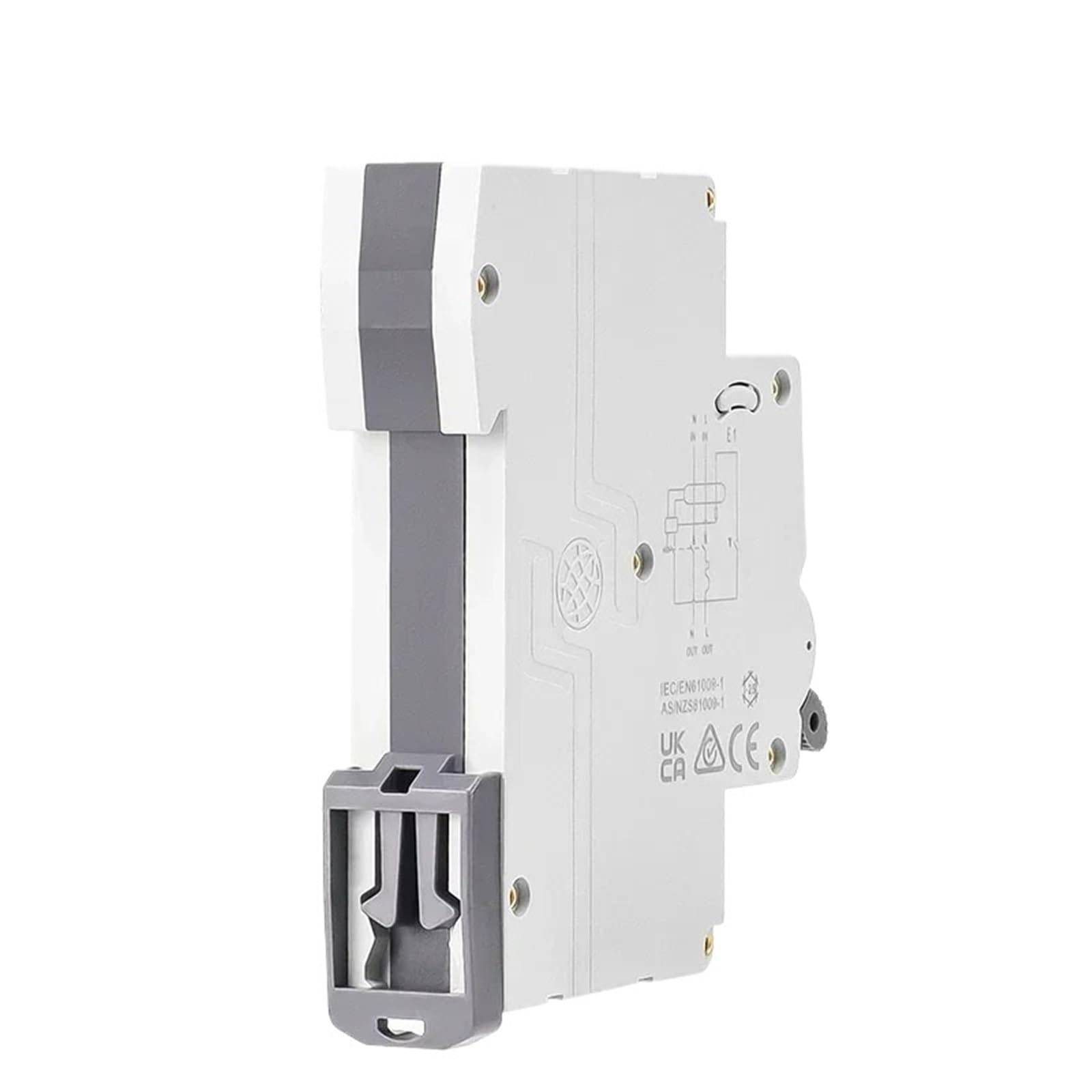 1 x elektroniczny wyłącznik różnicowy GYR10N-40 18 mm 230 V 1P + N 6KA (typ A, 32A 30mA)