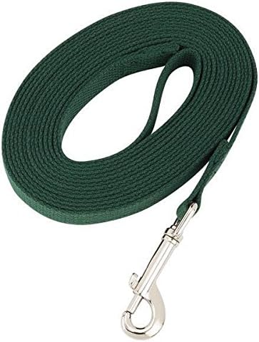 Guardian Gear Dog Training Cotton Web Leads Lead to Train Dogs Choose from 4 Colors & 5 Sizes (50 Foot Black)