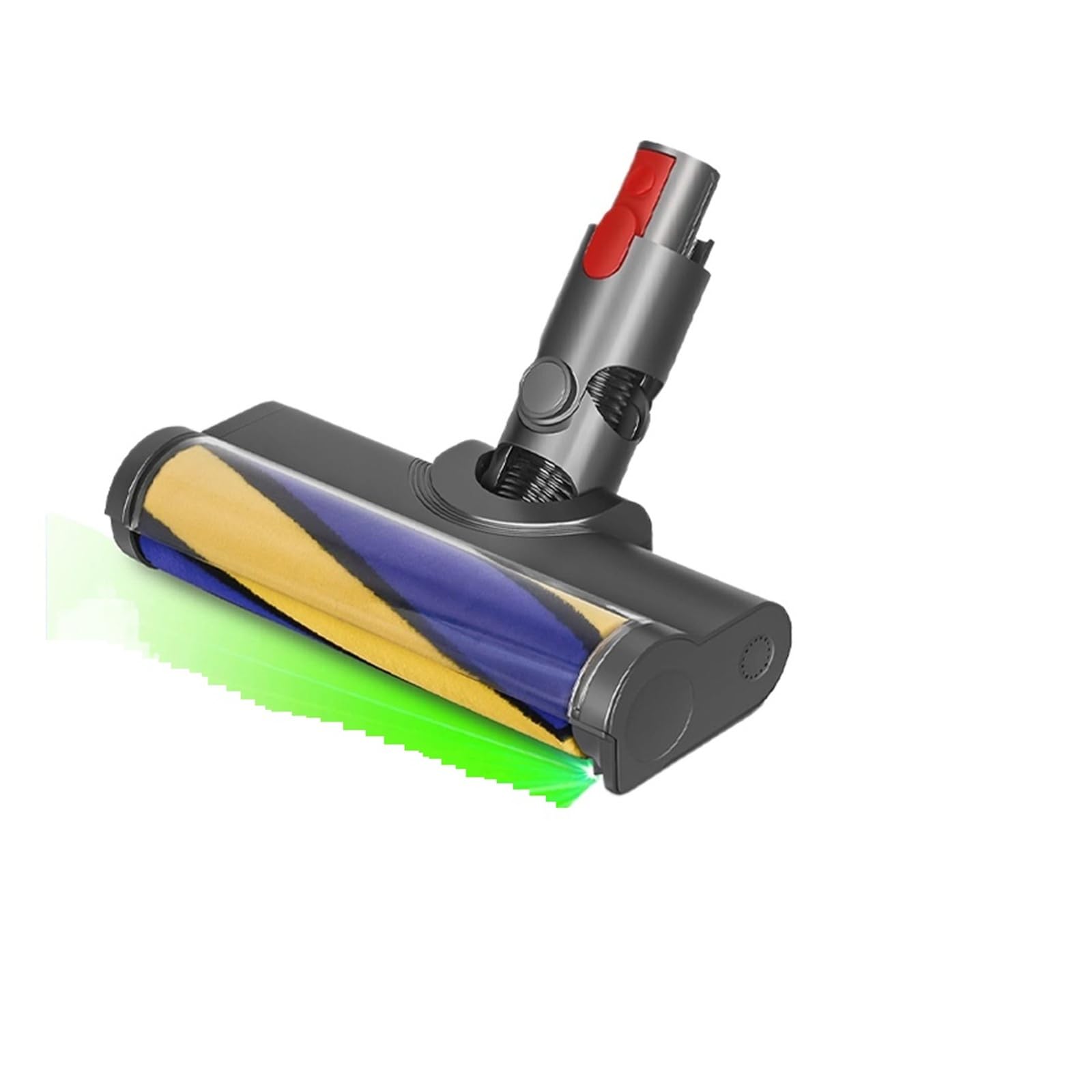 Głowica szczotki rolkowej z zielonym światłem zamiennym, kompatybilna z Dyson V12 Slim V10Slim