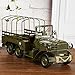 NAMFXH Art du Fer européen et américain Militaire rétro modèle de véhicule Classique/Ornements de Voitures Anciennes Antiques décoration de la Maison/véhicule de Moulage sous Pression Voiture Joue