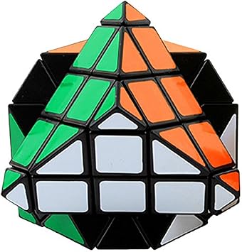Willking Master Square Puzzle Magic Cube Twisty Toy Gift Irregular Brain Tester Black