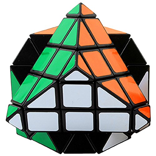 Willking Master Square Puzzle Magic Cube Twisty Toy Gift Irregular Brain Tester Black #TOP6