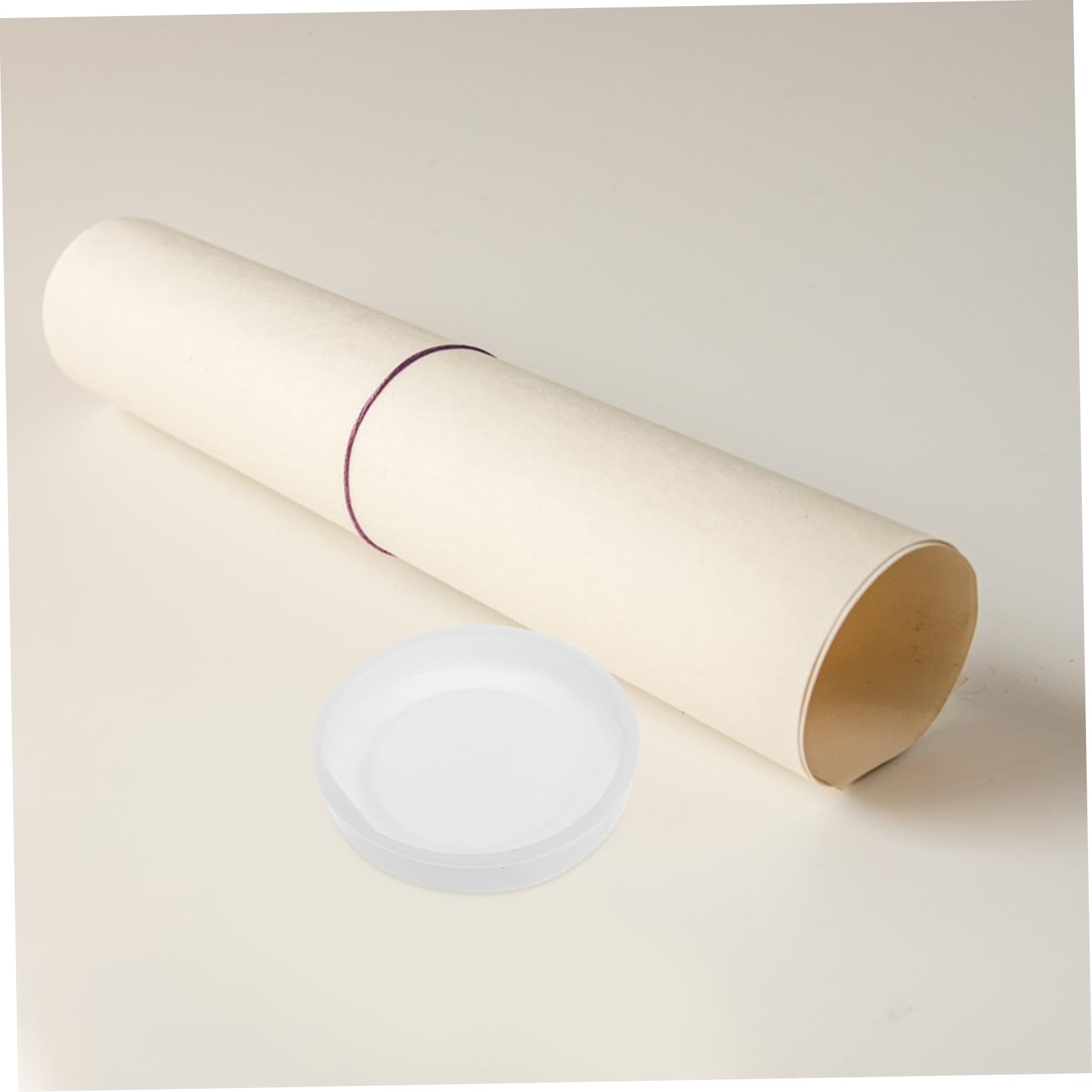 Tappi Terminali per Tubi di Carta Kraft 60 mm 20 Pezzi Plastica Bianca Cappucci Protettivi per Spedizione