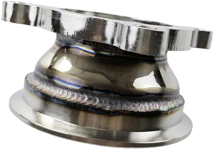 Turbo Flange Adapter for T3/T4 Turbo | 5-Bolt to 3" V-Band Flange | Stainless Steel, High-Performance Turbocharger Exhaust Adapter