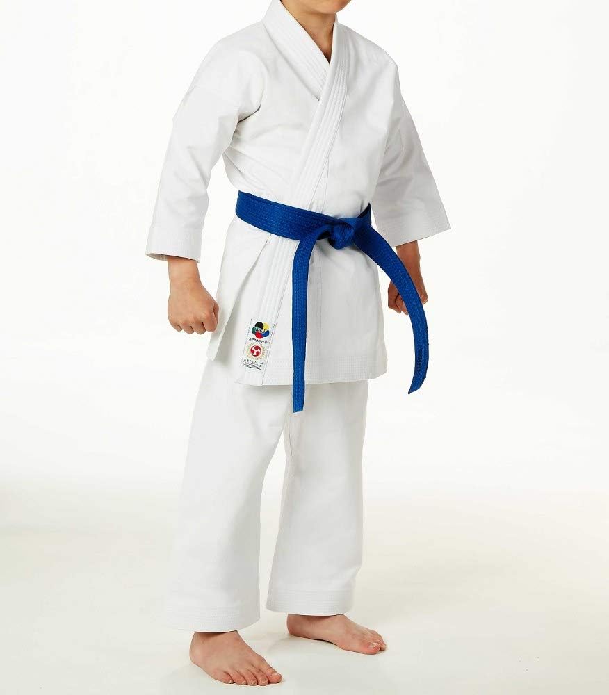 Premium Jr Karate Gi Uniform for Kids – White WKF Approved - 140CM