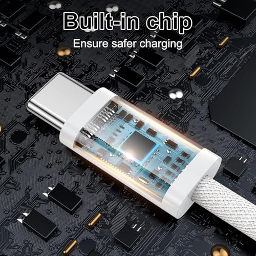 NIBIKIA 60W USB C Kabel 2M 2Stück Schnellladekabel USB C auf USB C Kabel – Ansicht 5