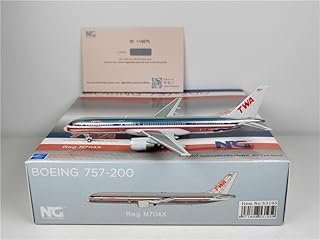 Hobby-Ace NG Models for TWA for Boeing B757-200 N704X 1:400 Aircraft Pre-Built Model