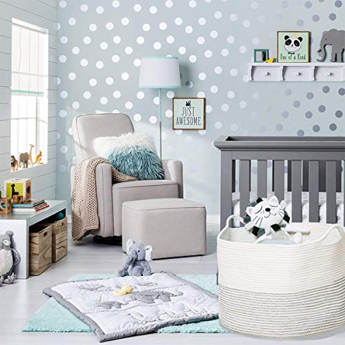 Indressme Xxxl Large Cotton Laundry Basket (Set Of 2) #TOP4