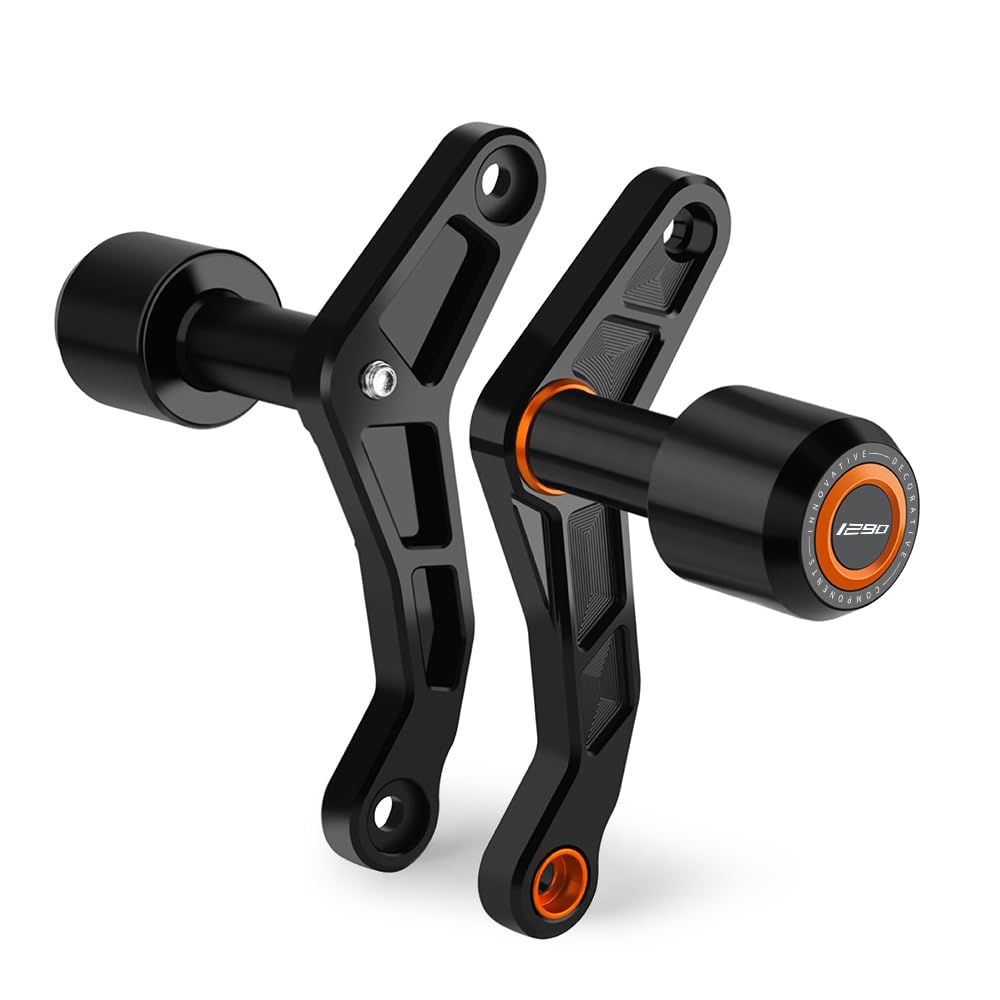 Modeer Motorrad Sturzpads Kompatibel mit K.T.M 1290 Super Duke R/RR 2020 2021 2022 2023 Rahmen Slider Sturzschutz superduke 1290 r/rr zubehör (orange)