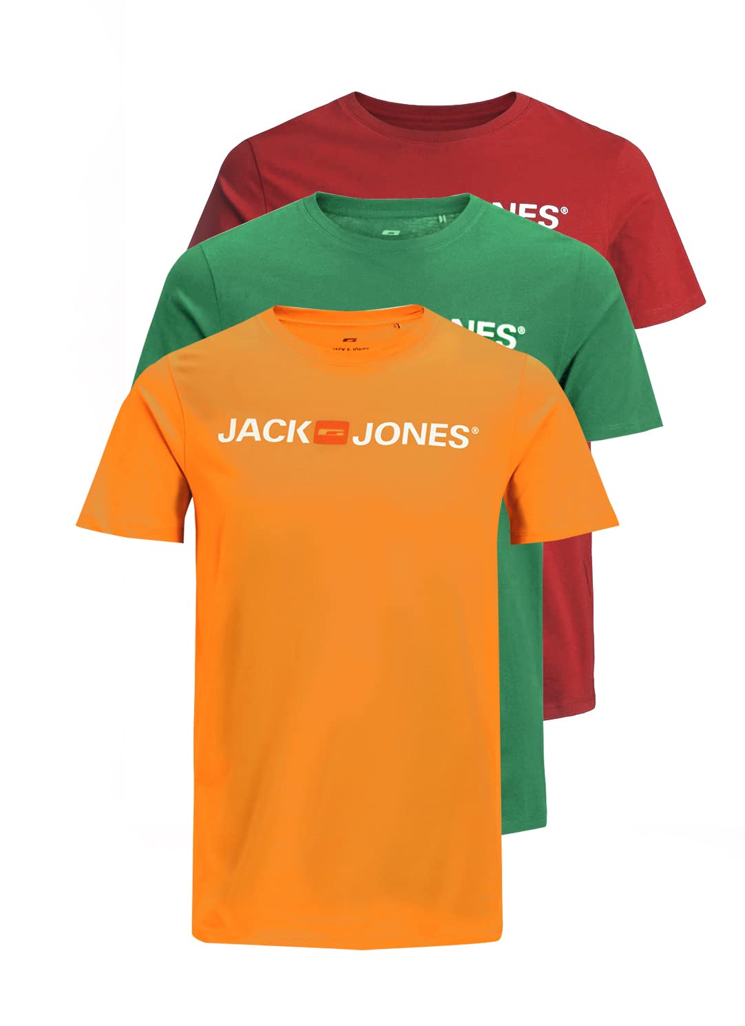 JACK & JONES Male T-Shirt Pack of 3, XXL