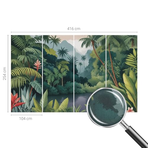 Décor mural adhésif sans colle pour relooker facilement un mur
