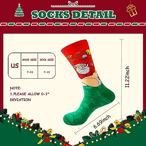 Christmas Socks Womens Warm Cozy Thermal Sock Winter Unisex Thick Comfy Warming Sock Knit Holiday Stocking Adults4