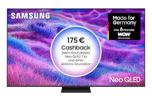 Samsung Neo QLED 4K QN80F 55 Zoll (138 cm) Mini LED Fernseher, NQ4 AI Gen2 Prozessor, Quantum Matrix Technology Core, 4K Upscaling, Dolby Atmos, Knox Security, Samsung Vision AI Smart TV