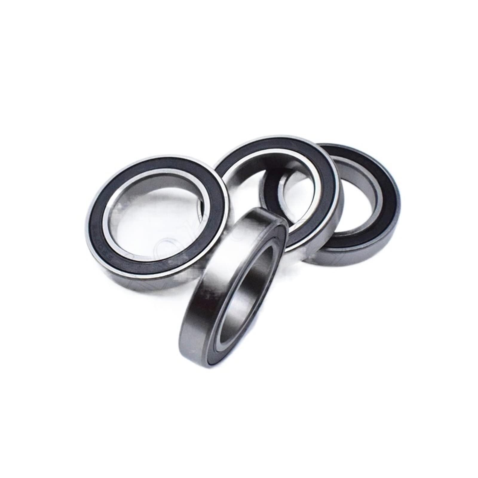 Podwójnie uszczelnione gumowe łożyska kulkowe 1 szt. 6907RS 35 * 55 * 10 mm Stal chromowana Guma Uszczelnione części mechaniczne o dużej prędkości