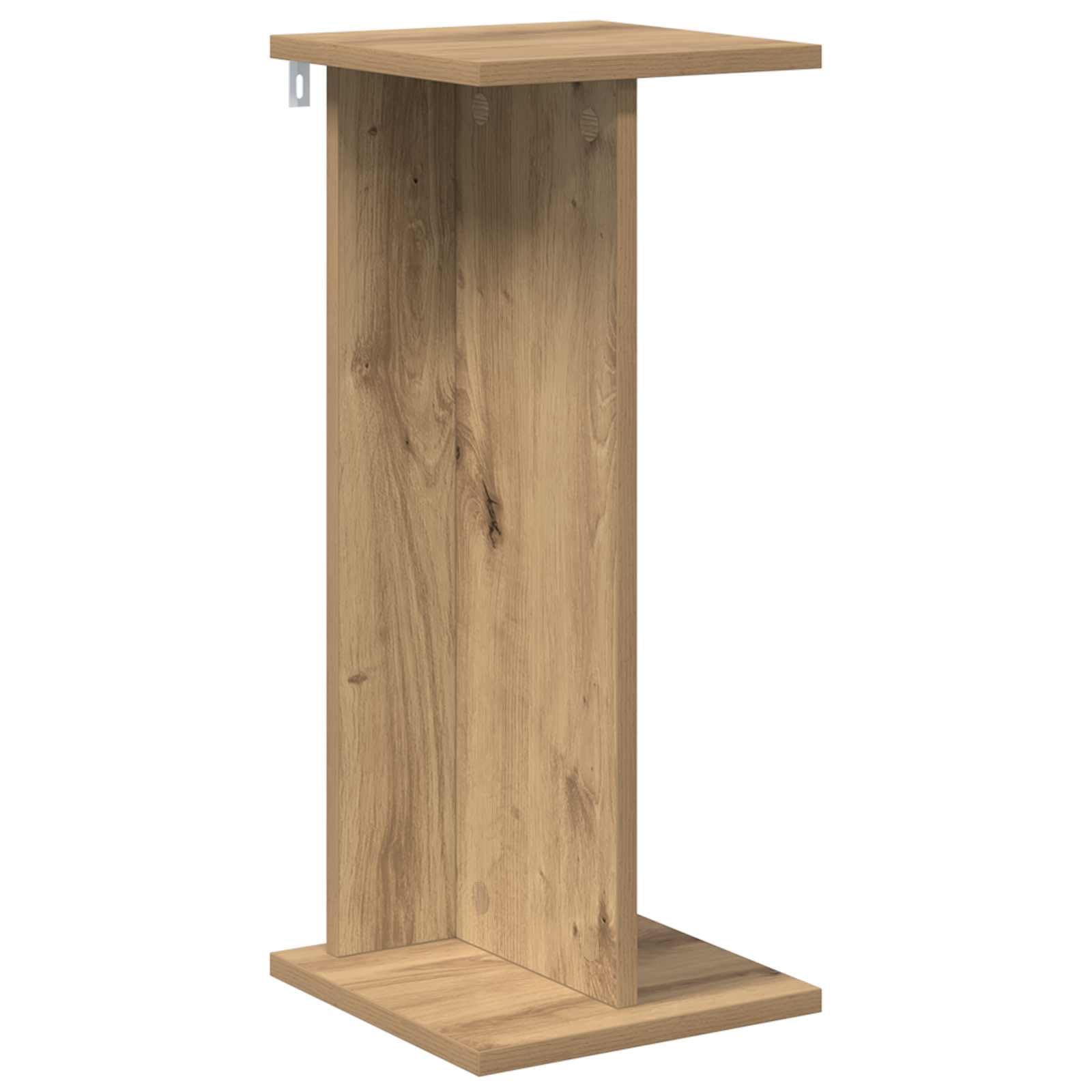 Supporto per piante, 2 pezzi, in legno, ingegneria, rovere, artigianale, 25