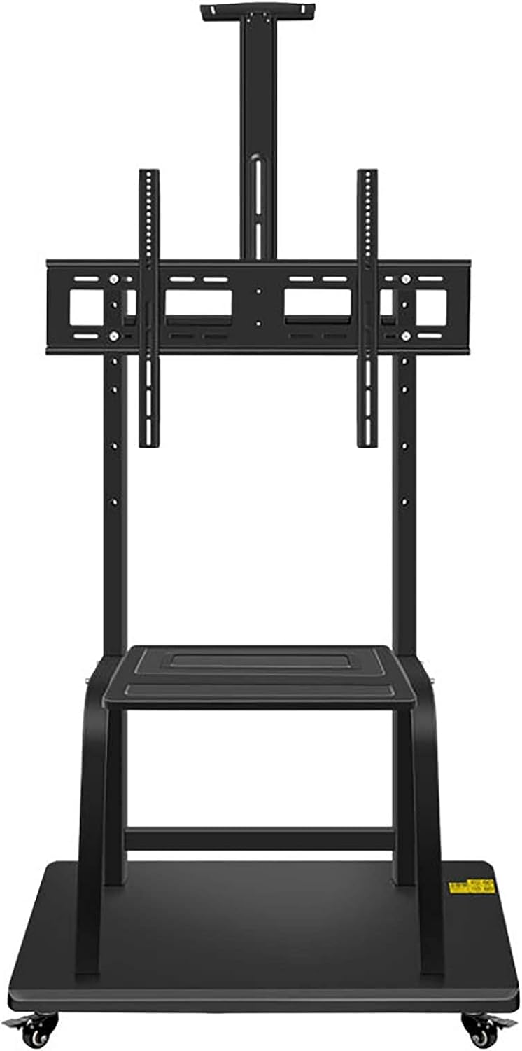 HPTHLY Mobile Tv Cart, Rolling Tv Stand, Mobile Cart For Video Conferencing Tv Rack Universal Tv Stand Tv Accessories And Parts
