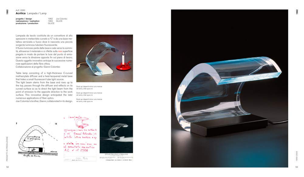 Joe Colombo. Designer. Catalogo ragionato 1962-2020. Ediz. italiana e inglese: Designer 1962-2020 / Catalogo Ragionato 1962-2020 / Catalogue Raisonne 1962-2020