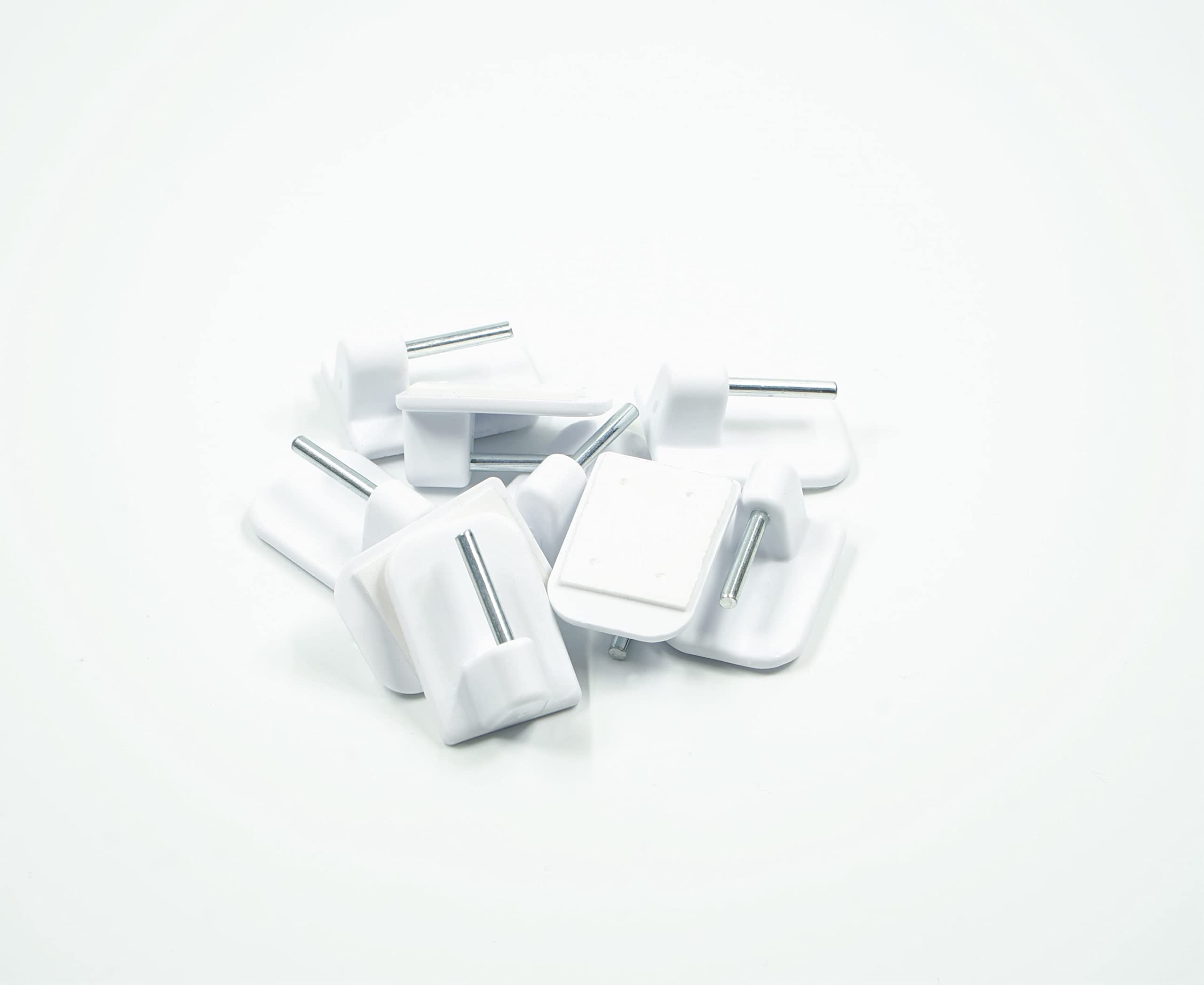 Confezione Da 4 Ganci Autoadesivi Per Tende, Ganci Da Parete Per Aste Senza Fori Adatti Per Cucina E Bagno Neri 98271305