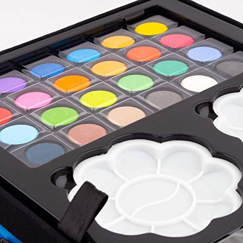 Vivo Technologies 145 Piece Deluxe Art Set Art Pencil Painting & Drawing Set Aluminium Art Case for Beginners Premium Christmas,Birthday, New Year Gift for Artists, Adults, Children, Kids - Image 6